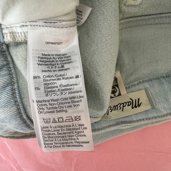 NEW Madewell The Curvy Perfect Vintage Jean Chesthunt Wash Blue High Waist US 28 - Picture 11 of 16